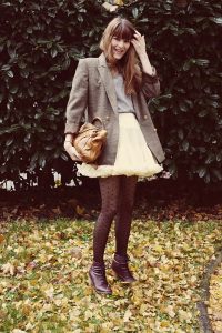 Fashion Icon: Lady Moriarty in Paris...love her American Apparel tutu skirt!